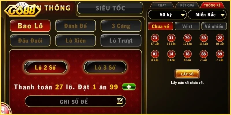 Mẹo soi cầu xổ số go88 giúp cược thủ dễ chọn số