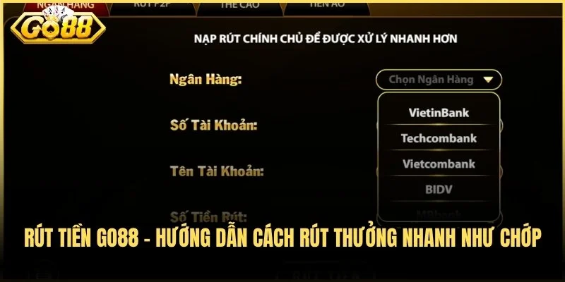 Rút Tiền Go88