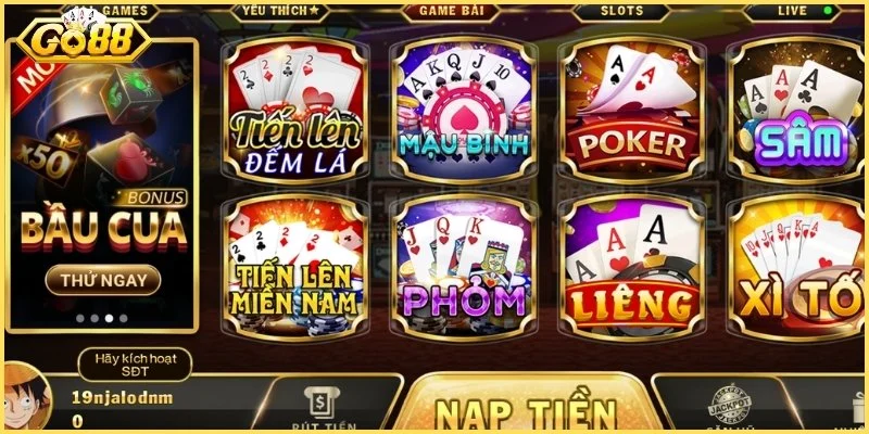 Sơ lược vài nét về game bài Go88