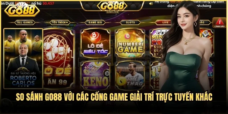 So sánh Go88 với các cổng game giải trí trực tuyến khác