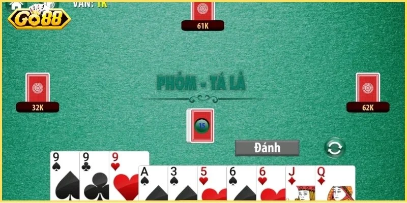 Thiết lập mức cược và cơ chế chống đánh vây khi chơi Phỏm Go88