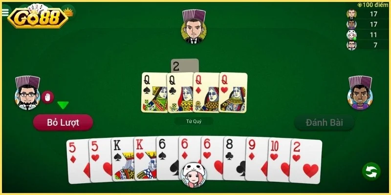 Tips kinh nghiệm đánh Tiến Lên miền Nam Go88 đỉnh cao
