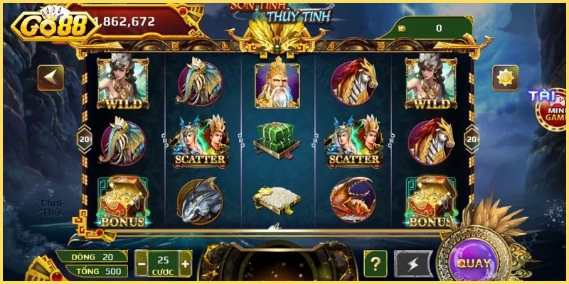 Vài nét về trò chơi Sơn Tinh Thủy Tinh Go88